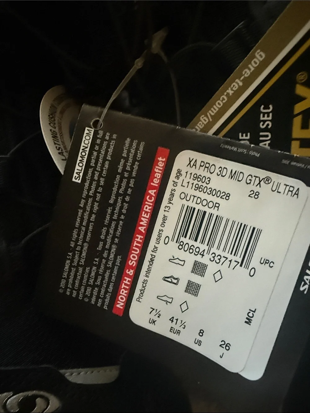 Salomon rugged trail